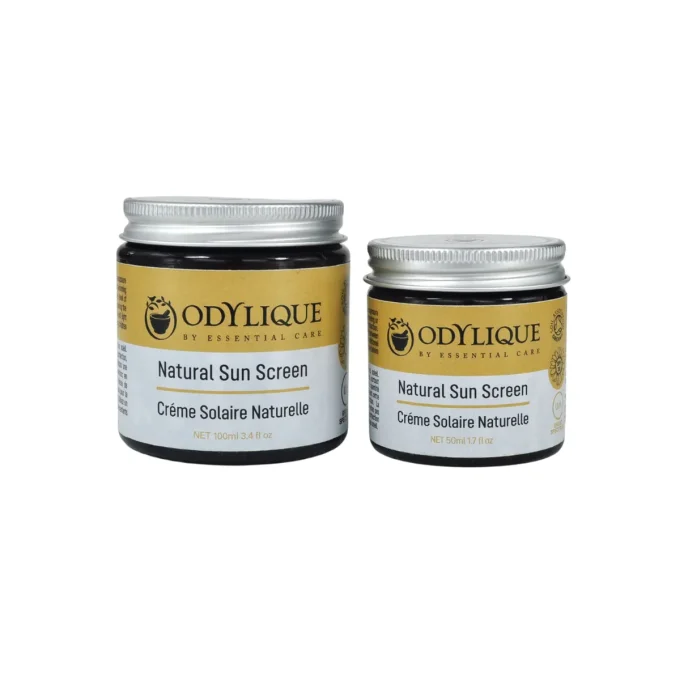 Odylique Crème Solaire Naturelle SPF30 – Formats 50ml et 100ml, bio et vegan